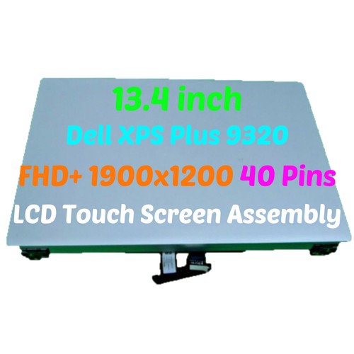 Assemblaggio Schermo Touch LCD Completo Dell XPS 13 Plus 9320, FHD+ 13,4 Pollici, Risoluzione 1900x1200, Con Cerniere, Originale Compatibile