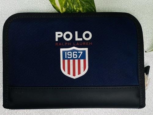 Polo Ralph Lauren Mens/Unisex Wallets Navy Blue With 1976 Crest Flag. Brand New - Picture 4 of 9