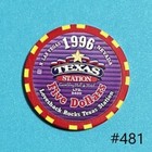 $5 chip Texas Station Loveshack Rocks Texas Station 1996 #481 — photo 2