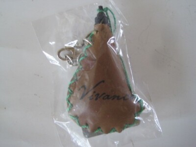 Vivanco Leather Keychain Brown