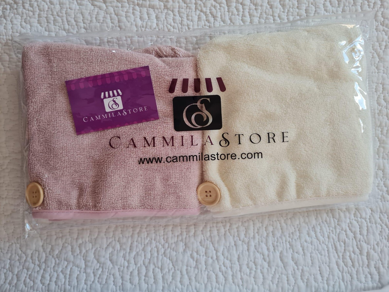 Two Hair Towel, 100 Cotton Women Head Wrap Towel eBay