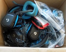 Lot of 11 Logitech 981-000536 G430 7.1 1 Logitech G332 - PARTS ONLY
