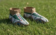 Hand Beaded Powwow Moccasins  Native American Regalia  Men  Women MC609