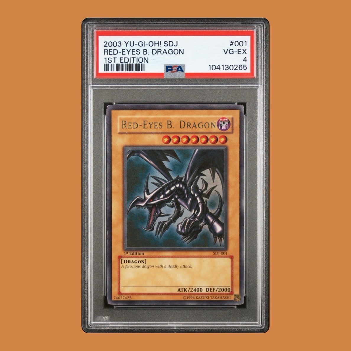 Red-Eyes B. Dragon SDJ-001 1st Edition Starter Deck Joey Ultra Rare