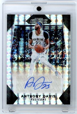 2017 Panini Prizm Mosaic Anthony Davis Autograph Auto Mosaic SP /99 Pelicans