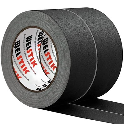 2 Pack Black Gaffers Tape,2'' X 33 Yards-10% Longer Gaffer Tape,Waterproof Mat...
