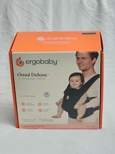 Ergobaby Omni Deluxe Baby Carrier Onyx Black Mesh Factory Sealed