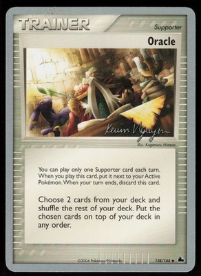 Oracle (Chris Fulop) 138/144 Uncommon World Championship Decks Pokemon LP