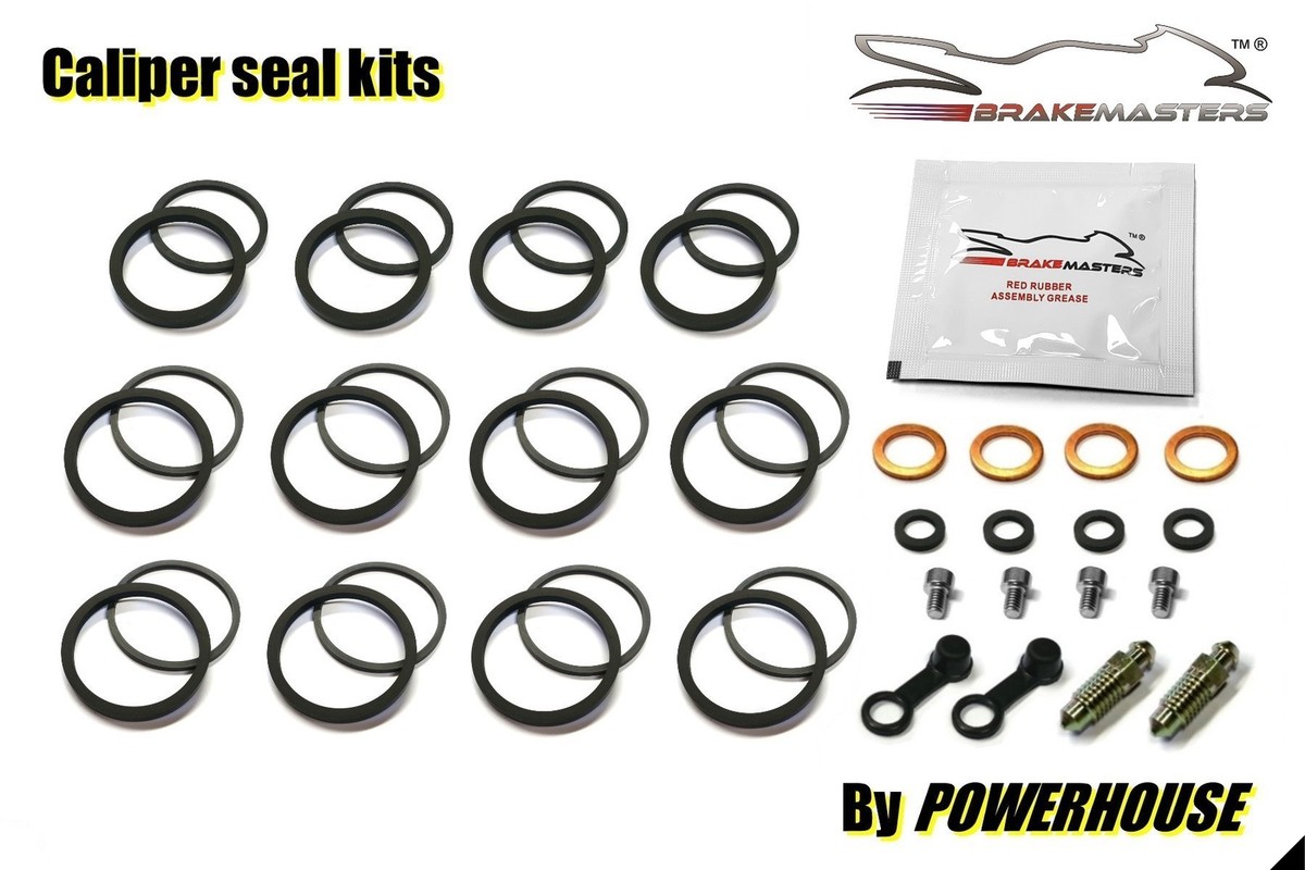 バイイー Kawasaki ZX7R Ninja P2 1997 front brake caliper seal rebuild