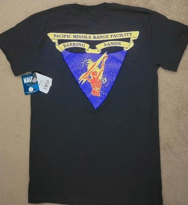 New NWT Pacific Missile Range Facility Barking Sands Kauai Hawaii T-Shirt S usn