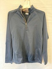 Columbia 1/4 Zip Pullover Mens M Navy Lightweight Performance Top