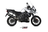 Auspuff Zugelassen Mivv Speed Edge Edelstahl Schwarz Triumph Tiger 1200...
