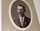 Rare Antique ID'd Businessman, Warden & Burgess Byron Webler CT Cabinet Photo US — photo 3