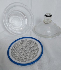 Wheaton 250mm DrySeal GlassDesiccator Cover, Sleeve, Ring & Plate