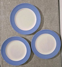 x3 Villeroy & Boch Tipo Blue.com 0147 Speiseteller Porzellan 26 cm blau weiß