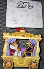 Disney 2025 Sketchbook Prince & John Sir Hiss Robin Hood Christmas Ornament