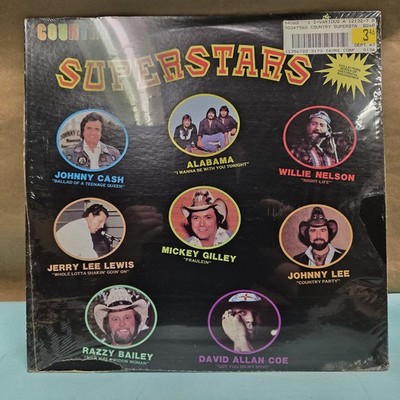 SEALED! 1982 Various Artists ''Country Superstars'' compilation LP - MINT!