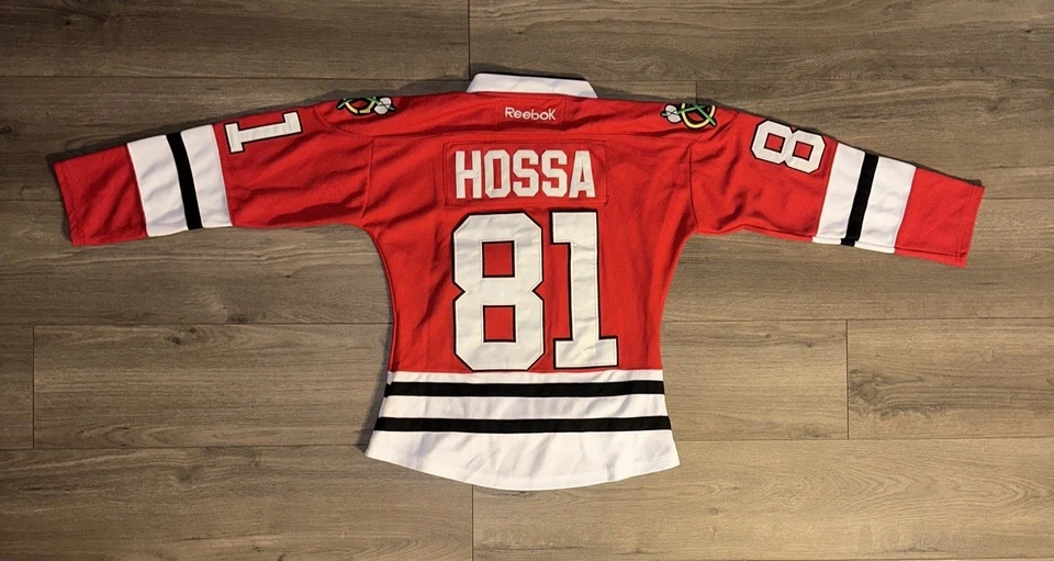 Reebok NHL Marian Hossa Chicago Blackhawks 2015 Stanley Cup Jersey Womens Medium - Image 2 of 4
