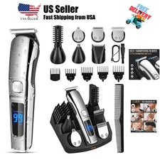 Beard Trimmer for Men, Waterproof Electric Razor for Nose, Body, Face Musta VGP