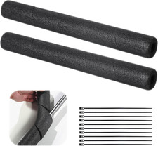 2 Pack Pipe Insulation Foam Tube,15.7Inch Black Pool Noodles Foam,Multipurpose S