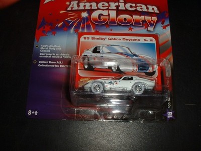 Johnny Lightning American Glory '65 Shelby Cobra WHITE LIGHTNING 1:64 Diecast