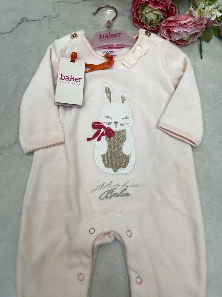 BNWT Baby Girls Ted Baker Babygrow Age 0-3 Months - Image 2 of 4