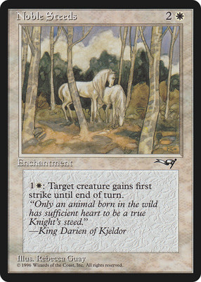 MTG - Noble Steeds - Alliances - EX - EN - NonFoil