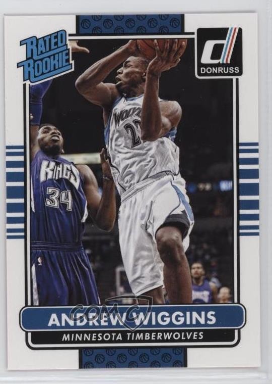 2014-15 Panini Donruss Rated Rookies Andrew Wiggins #201 19l7