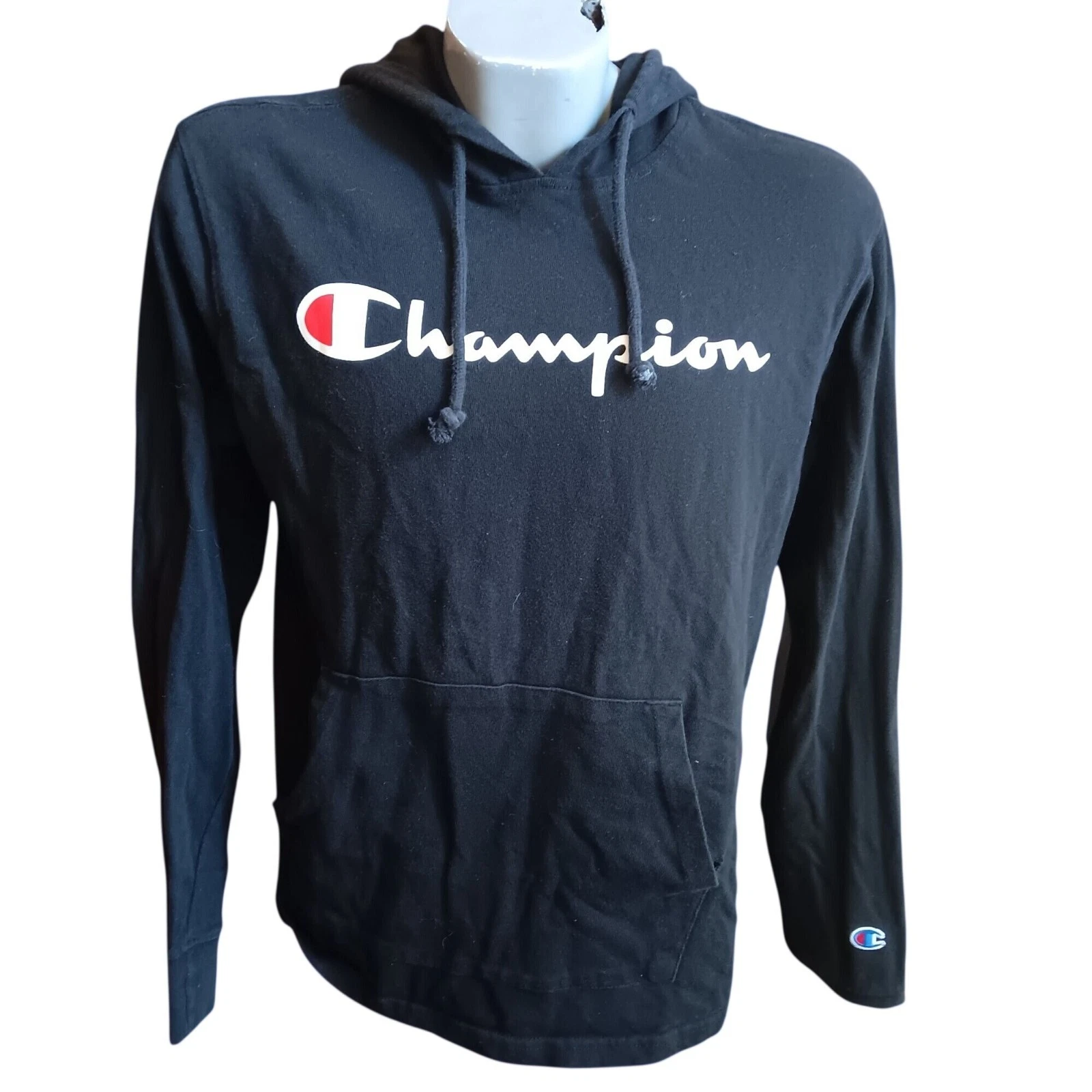Medium Sweatshirt Mens Champion Black Hoodie M Authentic Athleticwear
