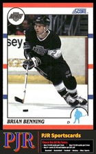 Brian Benning 1990-91 Score American #306 Los Angeles Kings