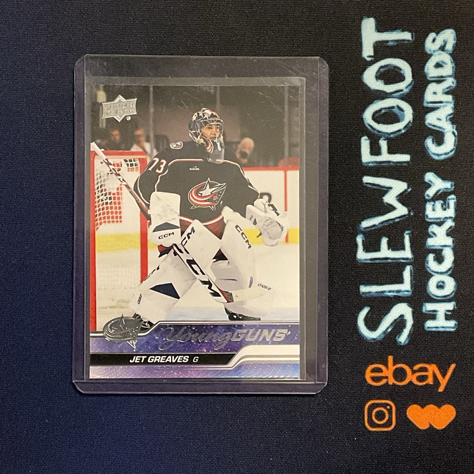 Jet Greaves 2023-24 Upper Deck Series 1 Young Guns #246 RC