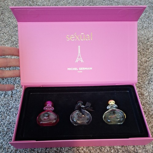 Michel Germain Sexual Noir,Flour, Secret .9oz 30ml Eau de Parfum Spray Travel