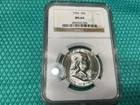 1956 NGC MS-64 Franklin Half Dollar 90% fine silver