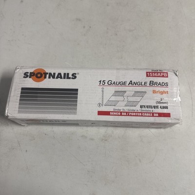 Spotnails 1516APB 2'' 15 Gauge 34 Degree Angle Finish Nails for Senco DA (4,000)