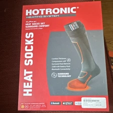 Hotronic XLP 1P BT Heated Socks Set, Bluetooth, Surround Heat, Battery Pack, XL