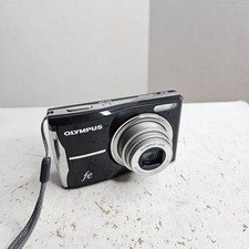 Olympus FE-46 12.0MP Digital Camera Black Tested Works