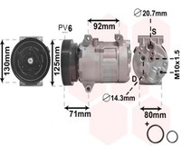 Van Wezel Kompressor Klimaanlage FüR Renault Grand ScéNic Ii JM0/1_ BA0/1_