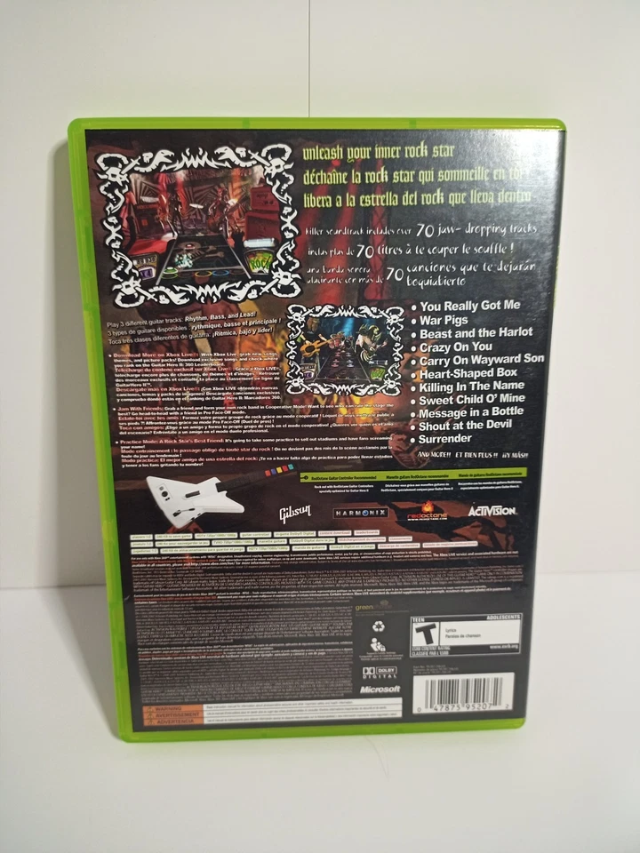 Xbox 360 Guitar Hero 2 Game + RedOctane X-Plorer Wired Controller Xplorer 95065 - Image 2 of 4