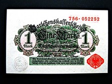 Darlehenskassenschein  1 Mark  1914  Ro. 51b  uncirculiert !!