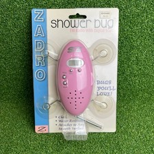 Zadro Shower Bug FM Radio with Digital Scan Pink Water Resistant