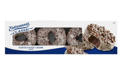 #ad 🟠 New Entenmann#x27;s DEVIL FOOD CRUMB Topped Mini Donuts Soft Baked Box 15.5oz $29.99
