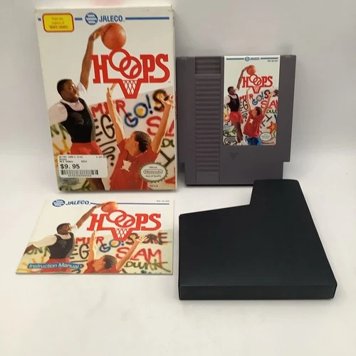 Jaleco Hoops (Nintendo NES) Authentic  CIB
