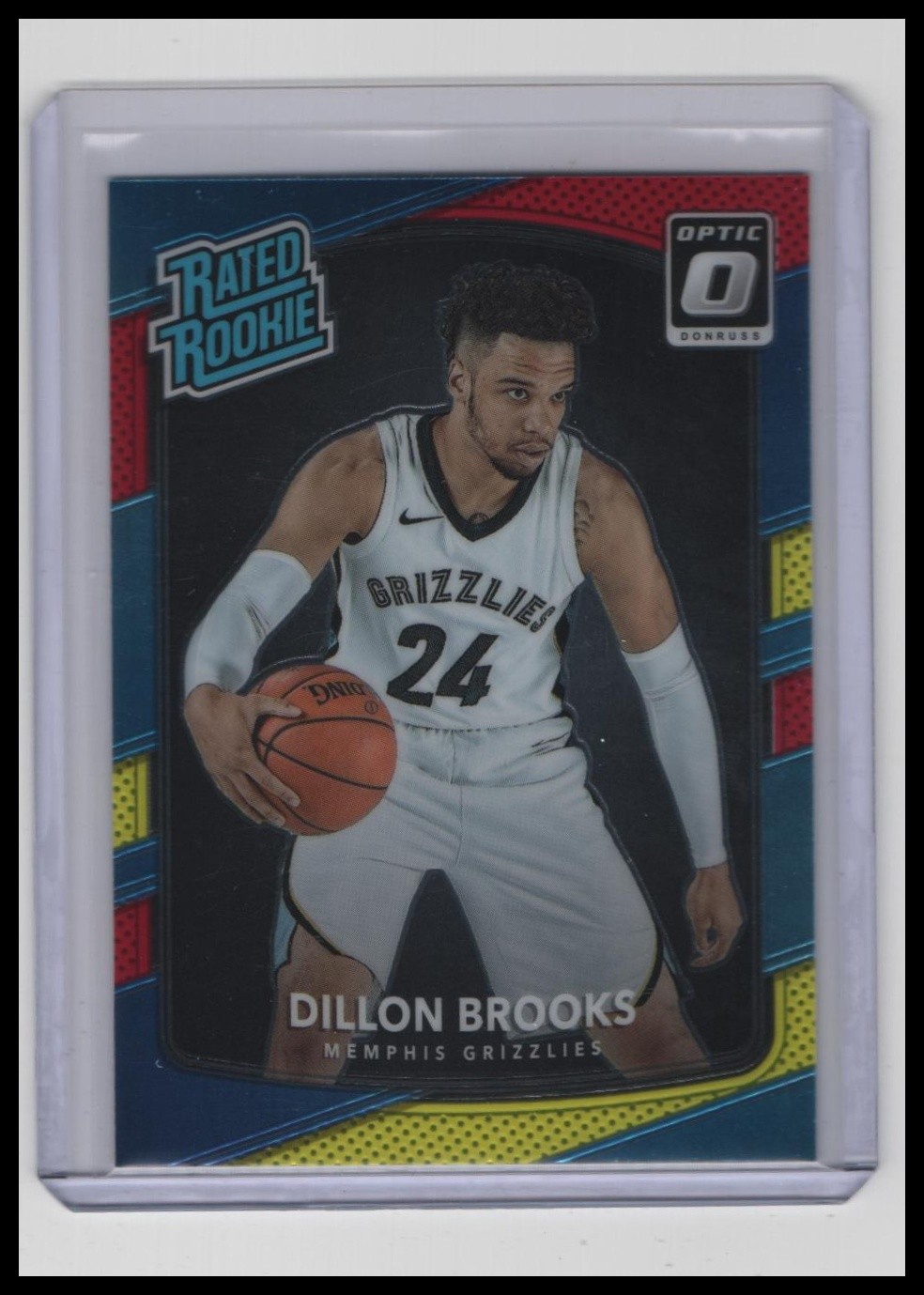 2017-18 Donruss Optic #152 Dillon Brooks Red and Yellow