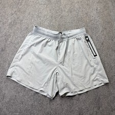 Ten Thousand Session Shorts Men M Gray 5" Unlined Performance Stretch Athletic