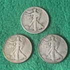 Walking Liberty Half Dollar Lot of 3 - 90% Silver - Intrinsic Silver Purchase 👀