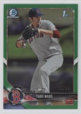 2018 Bowman Draft Chrome Green Refractor 70/99 Thad Ward #BDC-90 w5p
