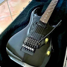 Aria Pro II AQ-65 Active Dinky Black Electric Guitar W/Tremolo Arm Used Product