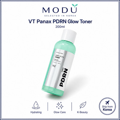 VT Panax PDRN Glow Toner 200ml Korea Daiso K-Beauty Hydrating Toner