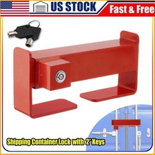 Heavy Duty Steel Anti-Theft Cargo Door Lock Shipping Container Lock with 2 Keys