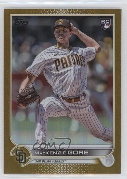 2022 Topps Update Gold Foil Mackenzie Gore #US81 00em